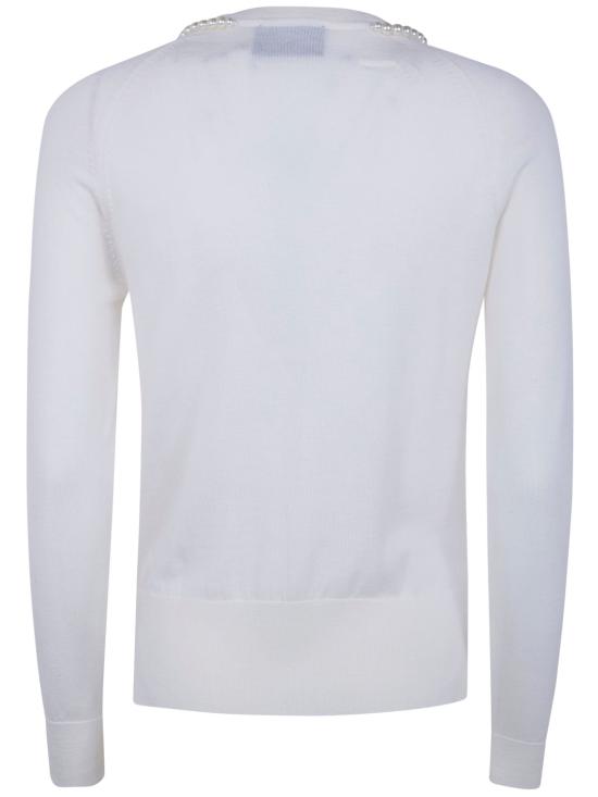 26SS 시몬로샤 스웨터 KMK13WB0647 IVORY WHITE - SIMONE ROCHA