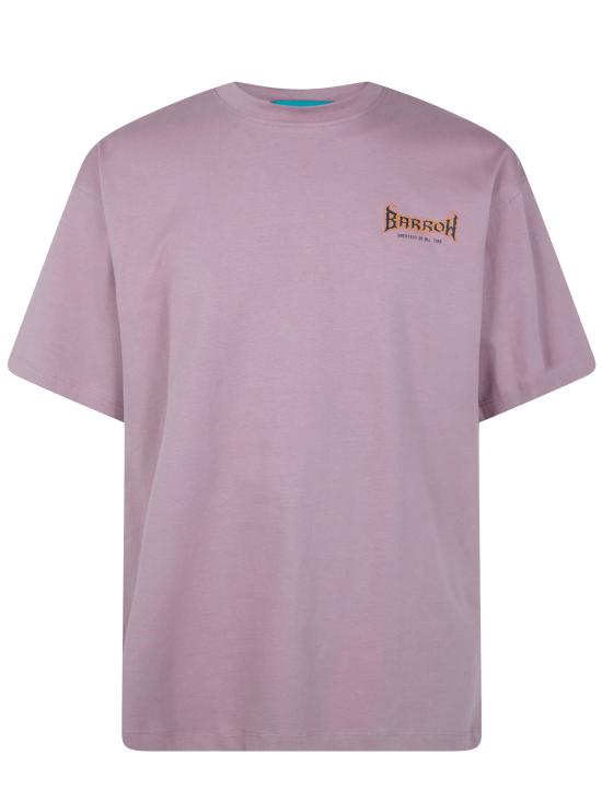 26SS 바로우 반팔 티셔츠 S6BWUATH097 963 PINK PURPLE