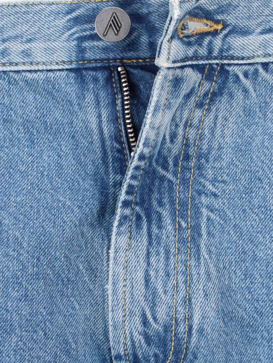  디 아티코 데님 팬츠 아티코 크롭 진 라이트 블루 - THE ATTICO