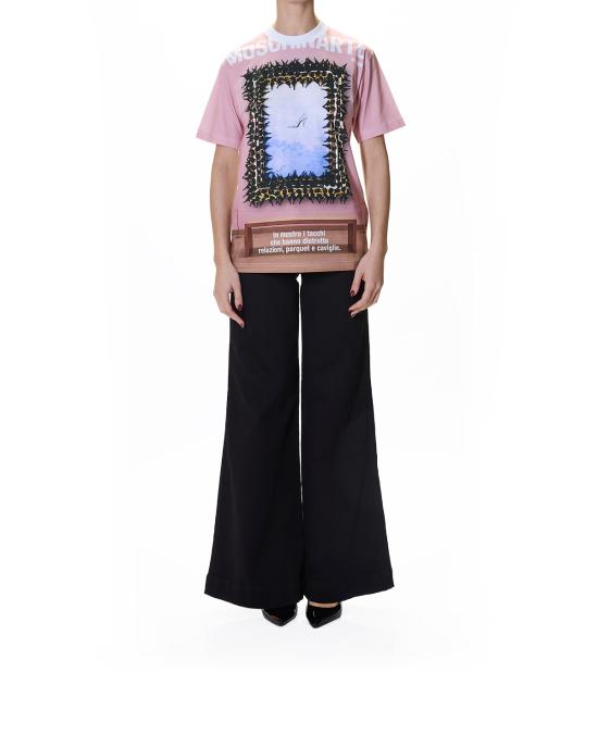 26SS 모스키노 반팔 티셔츠 0715 0441 1001 MULTICOLOR - MOSCHINO