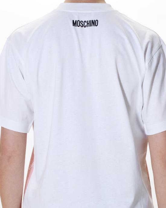 26SS 모스키노 반팔 티셔츠 0715 0441 1001 MULTICOLOR - MOSCHINO