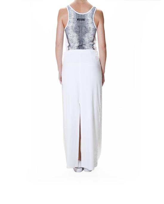 26SS 모스키노 롱 스커트 0101 0542 2001 BIANCO - MOSCHINO