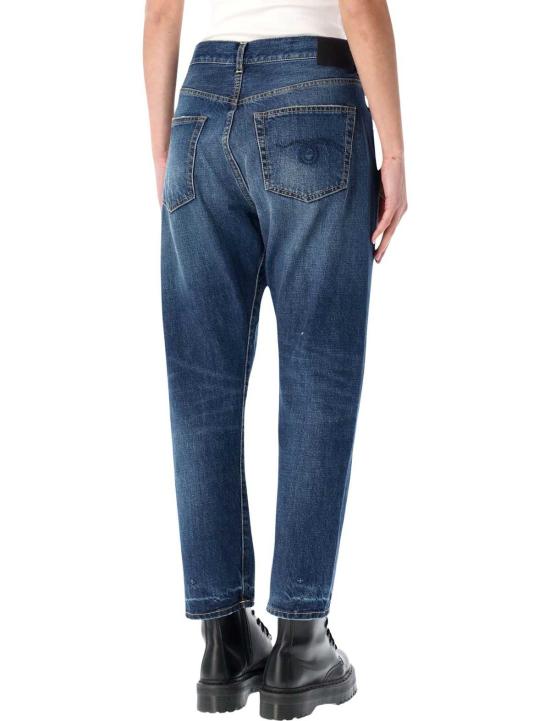  알13 데님 팬츠 R13 크로스오버 진 오아시스 블루 - R13