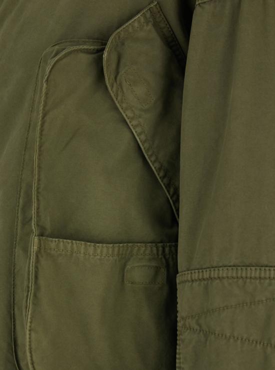  디 아티코 자켓 아티코 하이넥 로고 패치 재킷 그린 - THE ATTICO