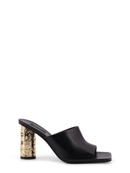  지방시 샌들 가죽  블랙