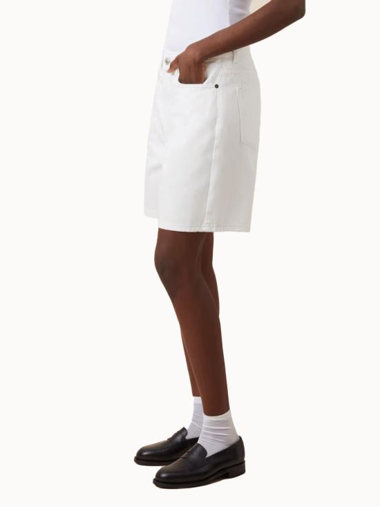  제네리카 데님 숏팬츠 제너리카 벨렘 반바지 내추럴 화이트 - JEANERICA