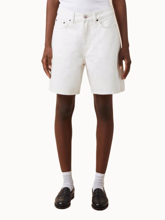  제네리카 데님 숏팬츠 제너리카 벨렘 반바지 내추럴 화이트 - JEANERICA