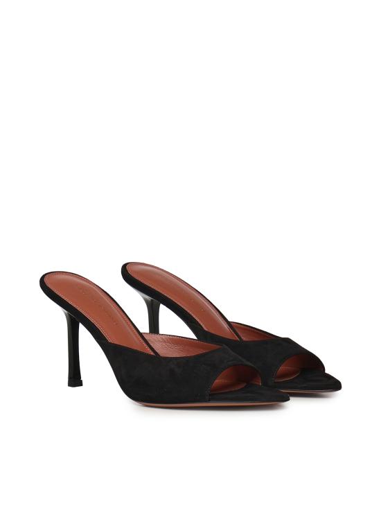 26SS 줄리아노 갈리아노 뮬/슬리퍼 CONNIE CAMOSCIONERO Black - GIULIANO GALIANO