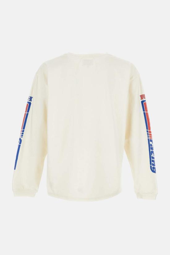  루드 긴팔 티셔츠 Rhude Split Petrol 로고  화이트 - RHUDE