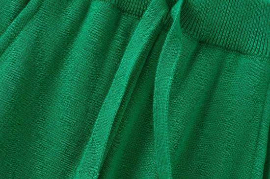  [키즈] Vild House of Little 트레이닝/조거 팬츠 키즈 빌드 하우스 오브 리틀 오가닉 니트 와이드 레그 - VILD HOUSE OF LITTLE