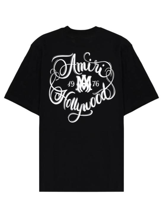  아미리 반팔 티셔츠 할리우드 티셔츠 블랙 - AMIRI