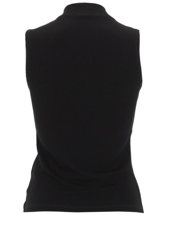  디젤 블라우스 T 모키 SL 마이크로디브 탑 블랙 - DIESEL