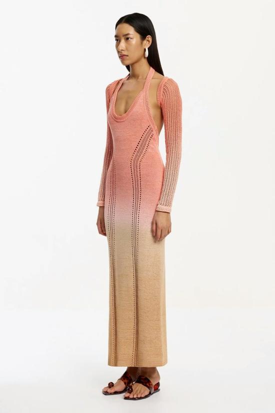  시그니피컨트 아더 롱 원피스 Significant Other Clemence 맥시 드레스 솔라 딥 다이 - SIGNIFICANT OTHER