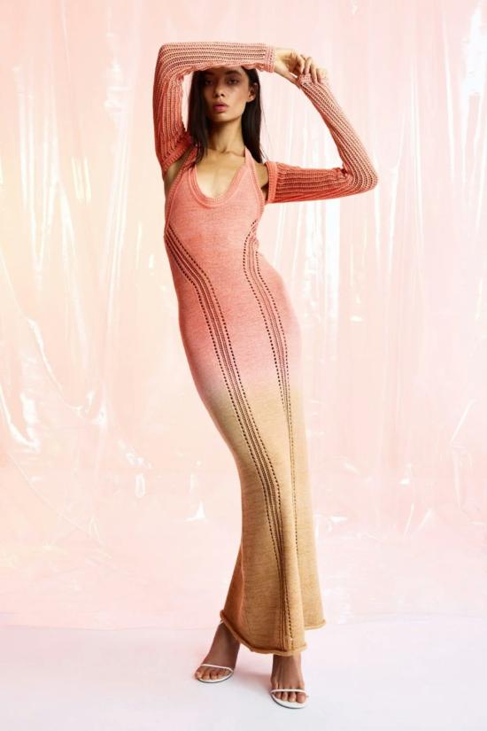  시그니피컨트 아더 롱 원피스 Significant Other Clemence 맥시 드레스 솔라 딥 다이 - SIGNIFICANT OTHER