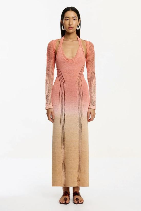  시그니피컨트 아더 롱 원피스 Significant Other Clemence 맥시 드레스 솔라 딥 다이