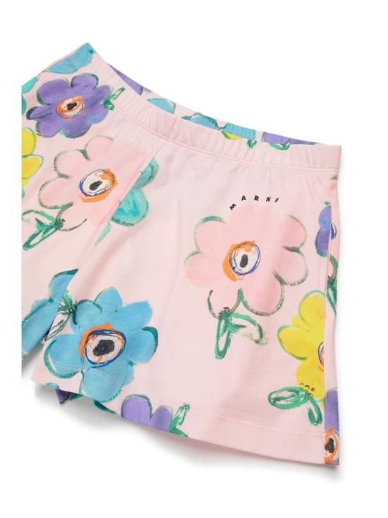  [키즈] 마르니 쇼츠/버뮤다 키즈 마니 플라워 버뮤다 반바지 멀티컬러 - MARNI
