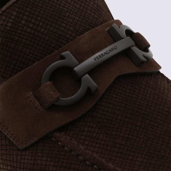  살바토레 페라가모 로퍼 페라가모 포스터  다크 브라운 - SALVATORE FERRAGAMO