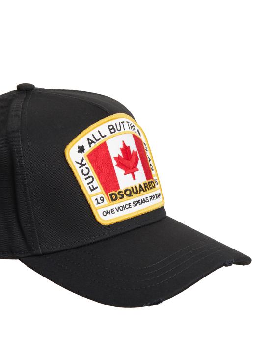  디스퀘어드2 모자 HBCM401105C000012124 BLACK - DSQUARED2