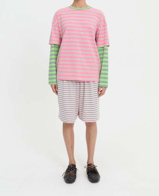  블랑카 긴팔 티셔츠 파로 티 핑크 - BLANCA