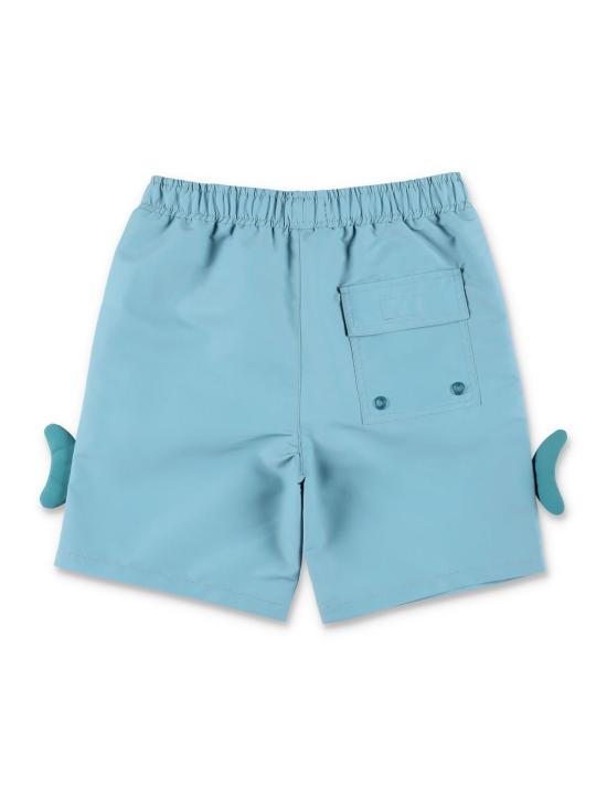  [키즈] 스텔라 맥카트니 쇼츠/버뮤다 스텔라 매카트니 아동용 고래 프린트 비치 반바지 에어 포스 블루 - STELLA MCCARTNEY