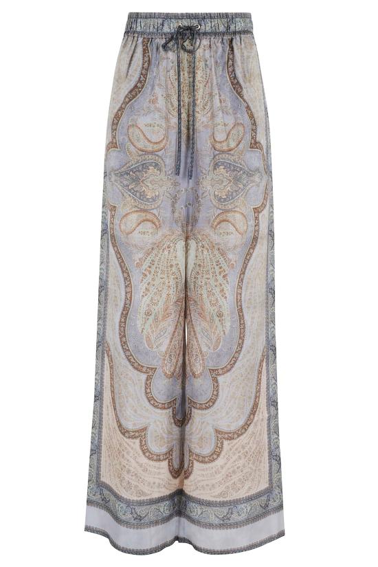  짐머만 팔라초 팬츠 원더러스트 릴렉스드  태피스트리 블루 멀티