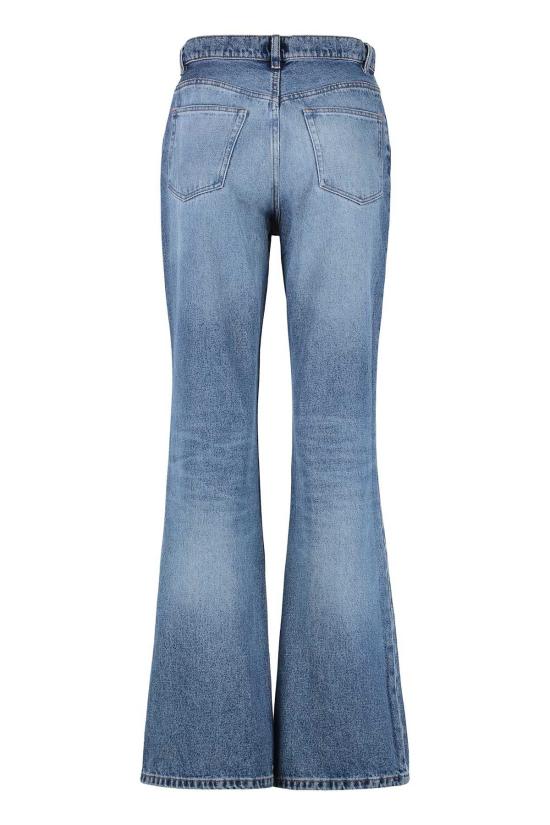  아페쎄 데님 팬츠 A.P.C. 로미 하이라이즈 플레어 진 데님 - A.P.C.