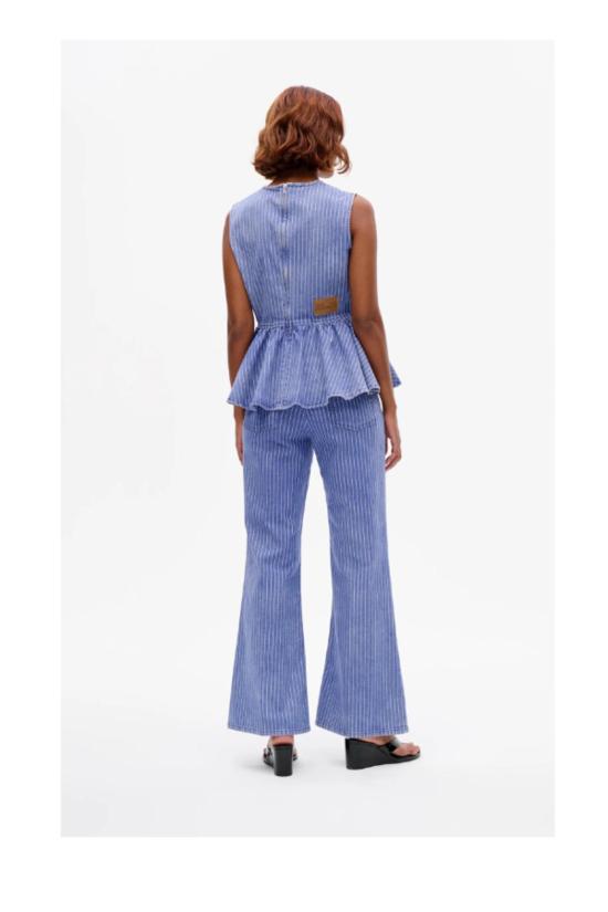  바움 운드 페르드가르텐 스트레이트 팬츠 Baum und Pferdgarten Nilea 청바지 블루 - BAUM UND PFERDGARTEN