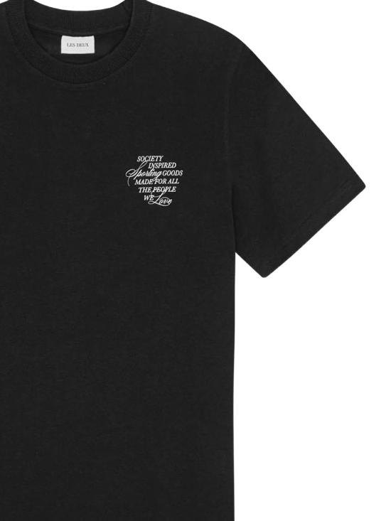 26SS 레듀 반팔 티셔츠 1001576 Black - LES DEUX