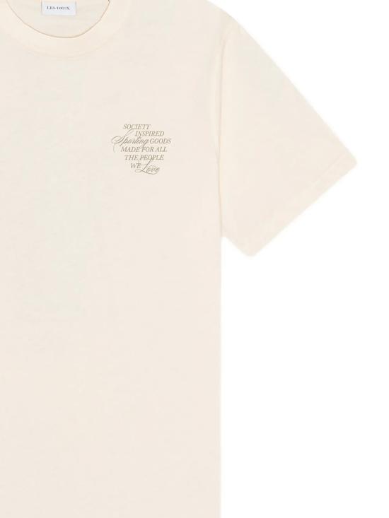 26SS 레듀 반팔 티셔츠 1001576 211 EGGNOG WHITE - LES DEUX