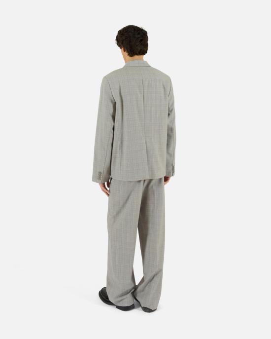  KROST 수트 자켓 크로스트 울 체크무늬 싱글 버튼 블레이저 - OTHER BRANDS