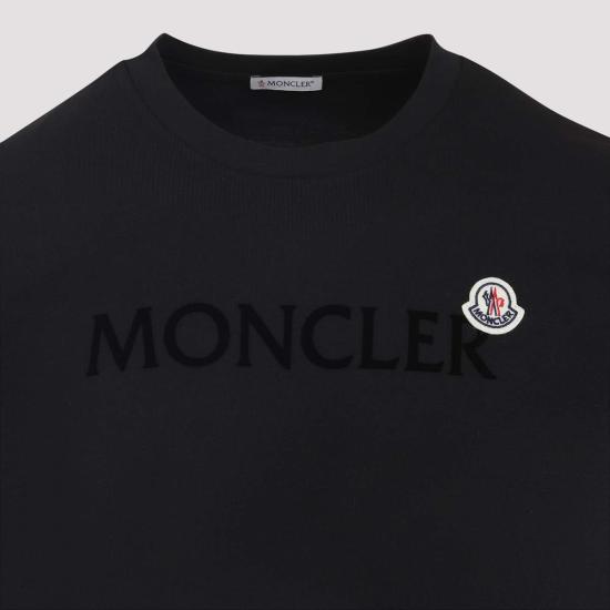  몽클레어 반팔 티셔츠 블랙 - MONCLER