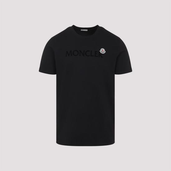  몽클레어 반팔 티셔츠 블랙 - MONCLER