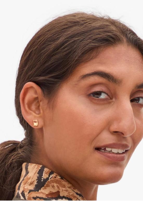  클레어 브이 이어링 클레어 V. 비쥬 스터드  시트린 - CLEARE V.