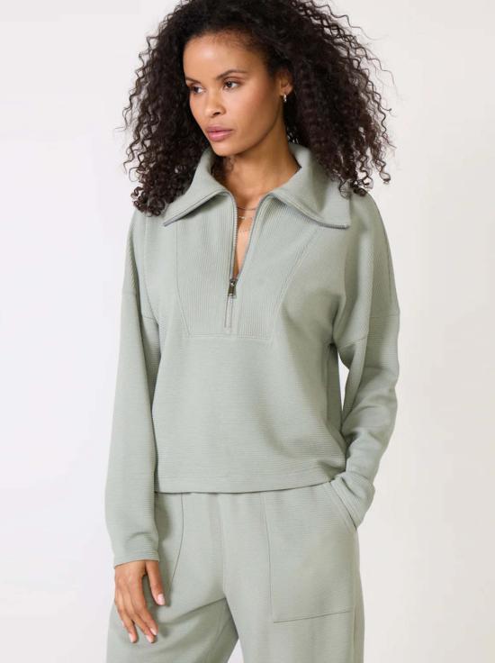  스팽스 스웨터 AE 프렌치 립 하프 집업 스웨트셔츠