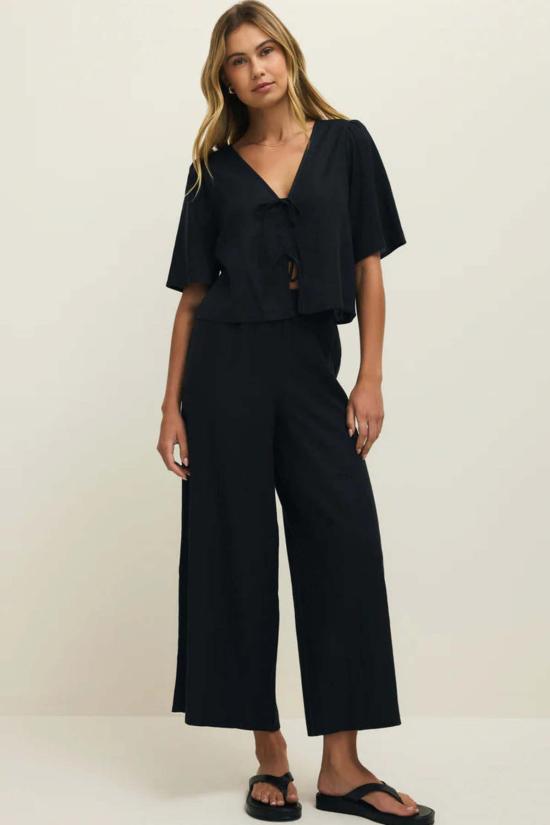  Z 서플라이 블라우스 Z Supply 라 벨 리넨 탑 - Z SUPPLY