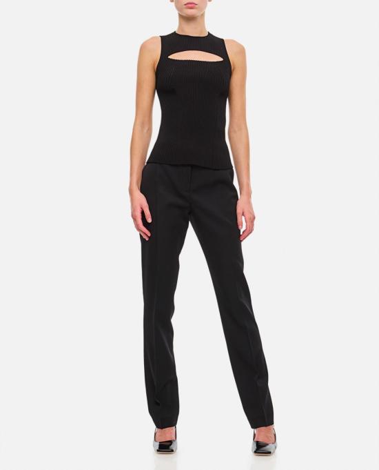  디 아티코 레깅스 아티코 울 개버딘 스트레이트  블랙