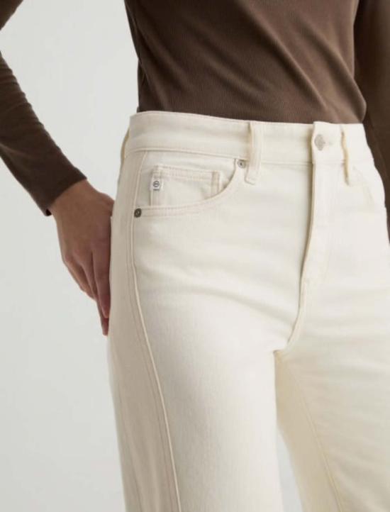  아드리아노 골드슈미드 데님 팬츠 Ag Jeans Saige 와이드 레그 진 - ADRIANO GOLDSCHMIED