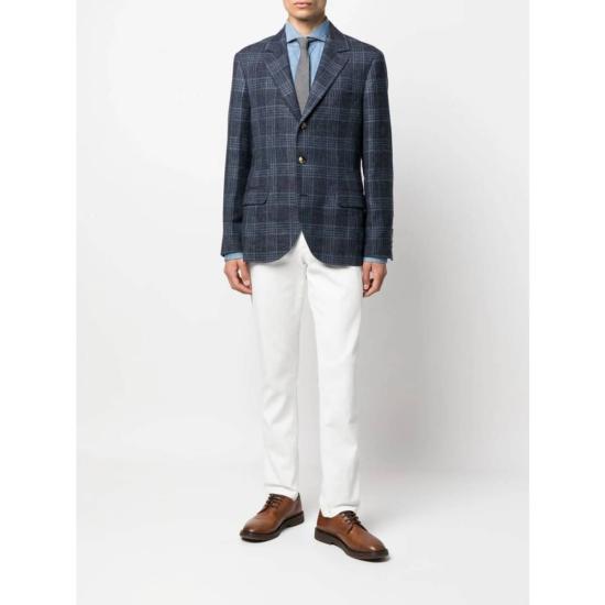  브루넬로 쿠치넬리 긴팔 셔츠 Brunello Cucinelli 셔츠 블루 - BRUNELLO CUCINELLI