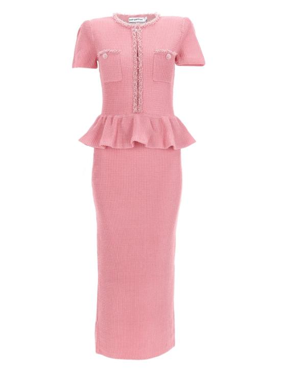 26SS 셀프 포트레이트 롱 원피스 RS26 106M P PINK