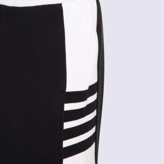  톰브라운 팬츠 톰 브라운 네이비 코튼  블루 - THOM BROWNE