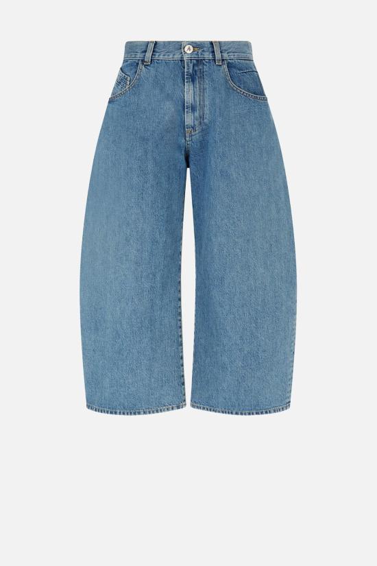  디 아티코 데님 팬츠 아티코 배기 진 블루