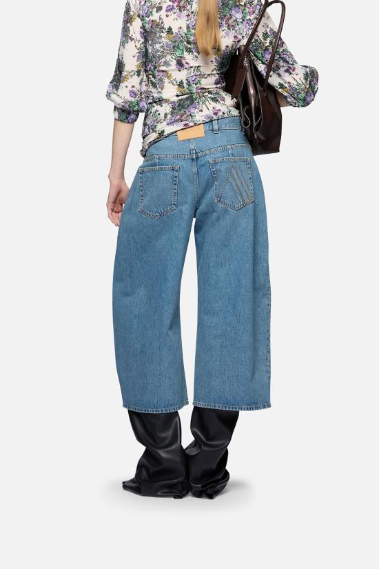  디 아티코 데님 팬츠 아티코 배기 진 블루 - THE ATTICO