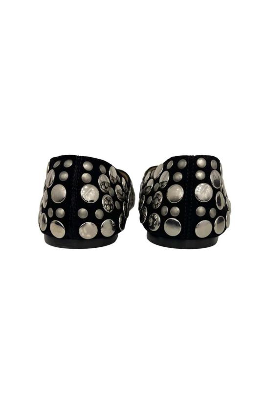  케이트 플랫 슈즈 카이트 제인 스터드 플랫 블랙 - KHAITE