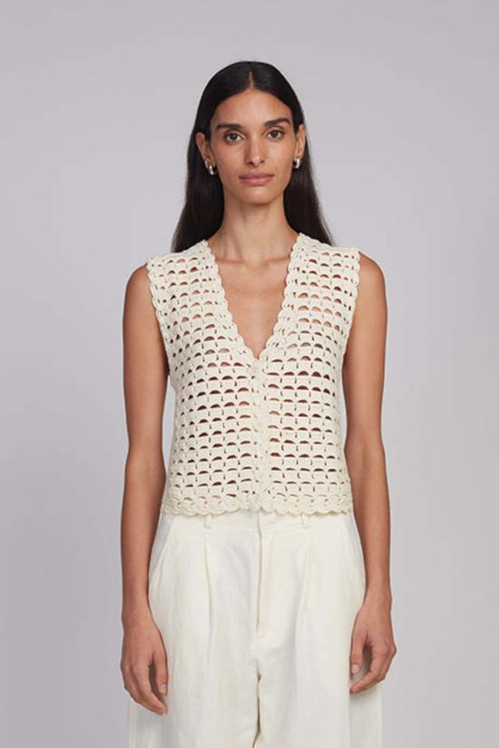  일레븐 식스 베스트 엘리 크로셰 조끼