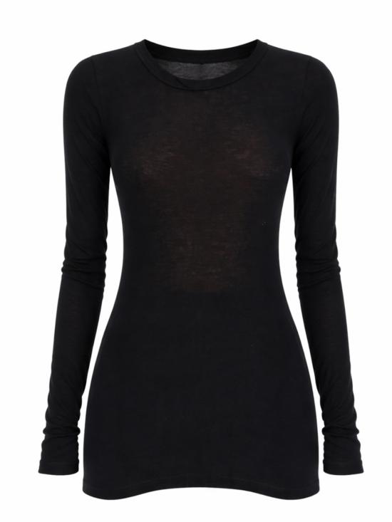  릭 오웬스 긴팔 티셔츠 블랙