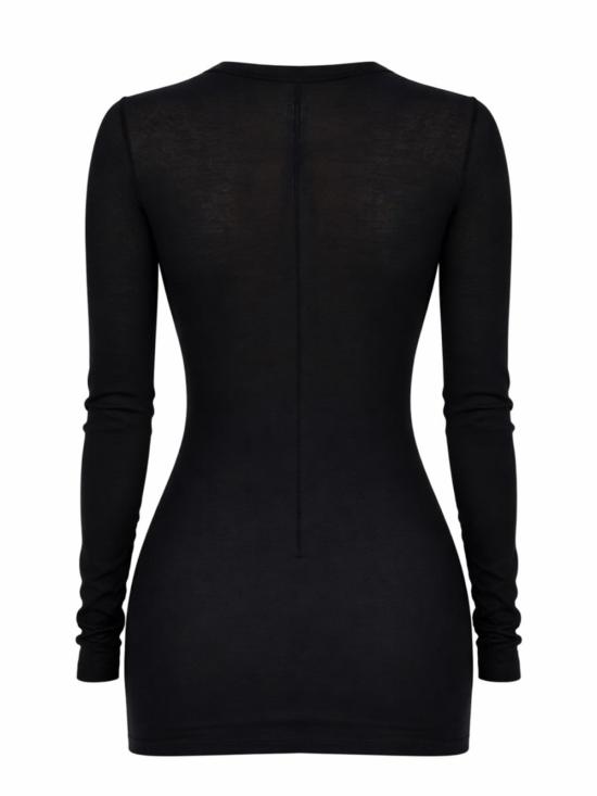  릭 오웬스 긴팔 티셔츠 블랙 - RICK OWENS