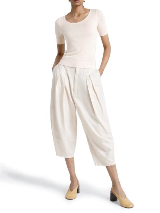 26SS 르메르 반팔 티셔츠 TS0025 LK1017WH024 BEIGE - LEMAIRE