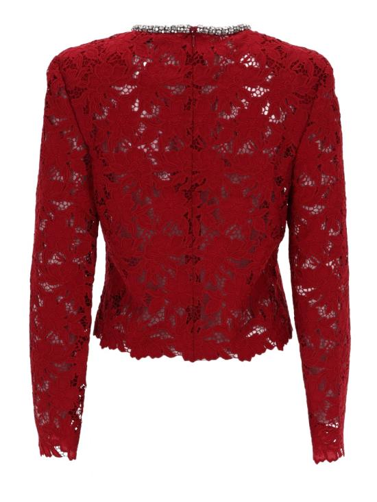 26SS 셀프 포트레이트 블라우스 RS26 171T BU BURGUNDY BORDEAUX - SELF PORTRAIT