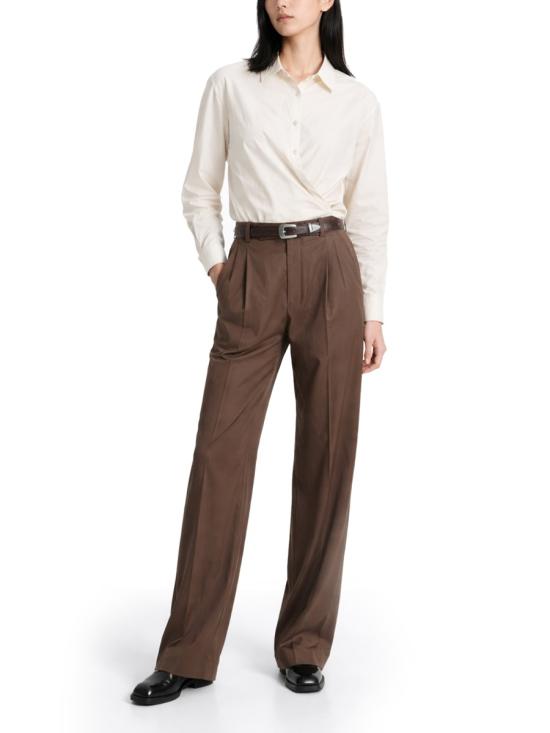 26SS 르메르 스트레이트 칼라 트위스트 셔츠 SH1141 LF1500WH048 IVORY - LEMAIRE