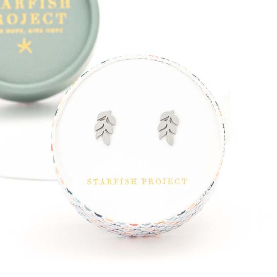  스타피쉬 프로젝트 이어링 로웬 리프 스터드 귀걸이 - STARFISH PROJECT